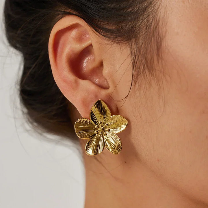 Holly Flower Earrings