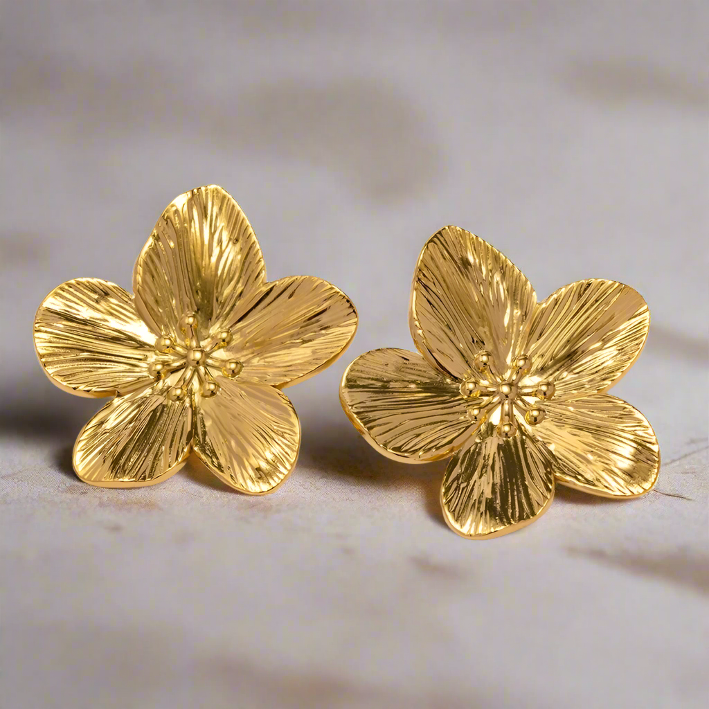 Holly Flower Earrings