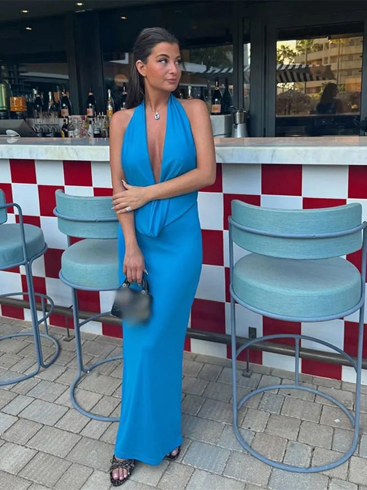 Kya Halter Maxi Dress