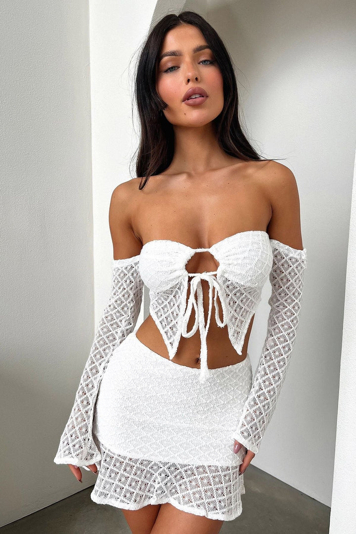 Evelynn Off-Shoulder Casual Set