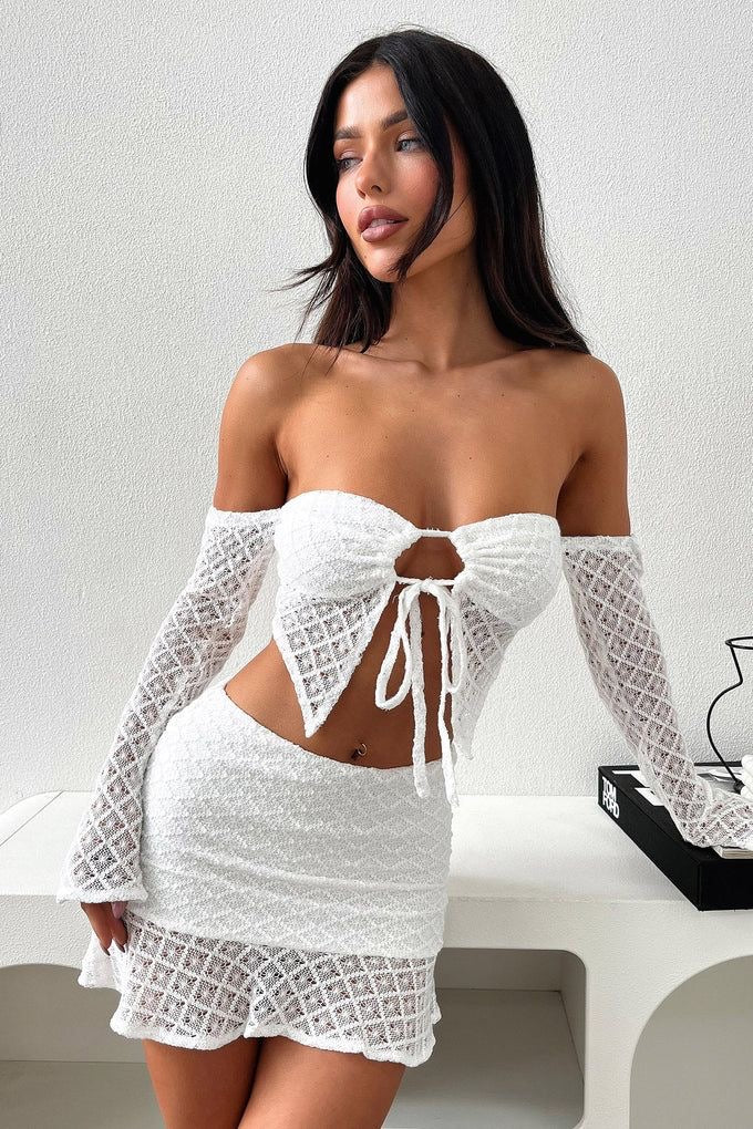 Evelynn Off-Shoulder Casual Set