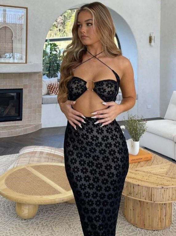 Zelda Flower Hollow-Out Dress