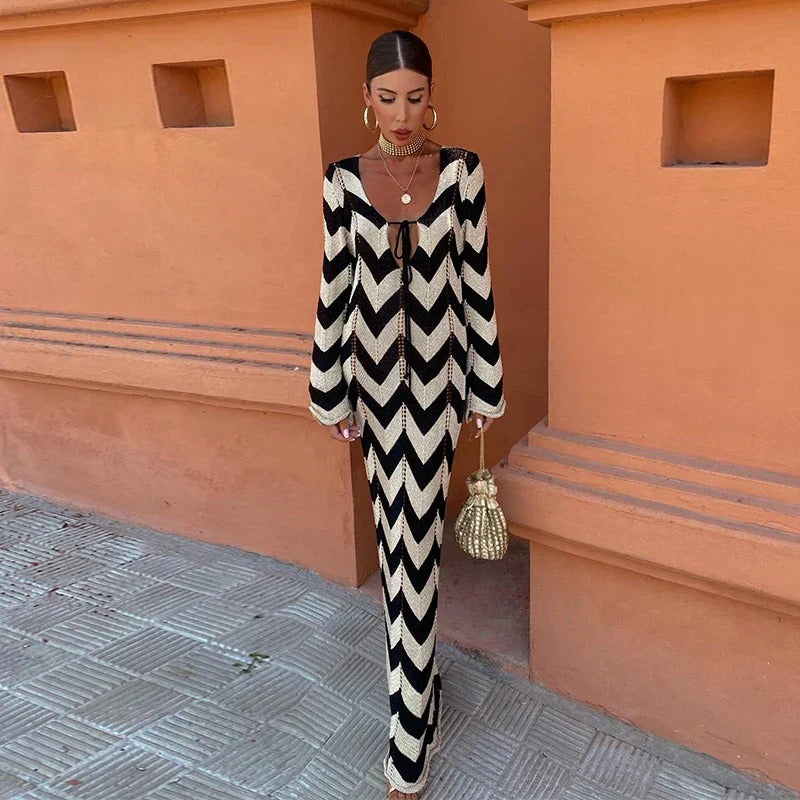 Jacqueline Striped Breathable Dress