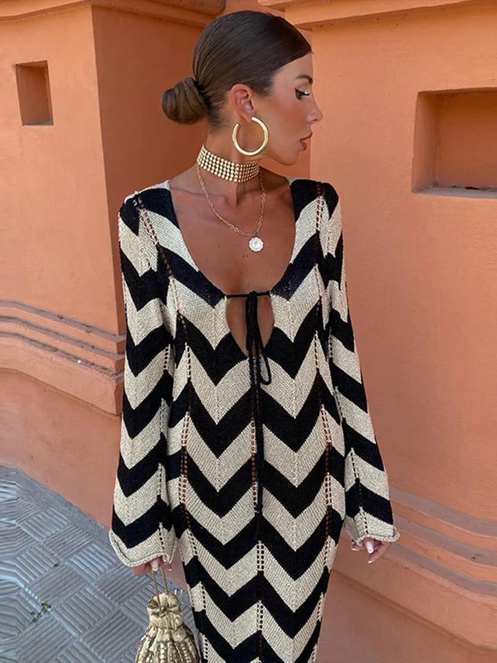 Jacqueline Striped Breathable Dress