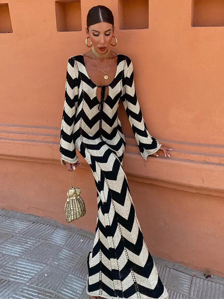 Jacqueline Striped Breathable Dress