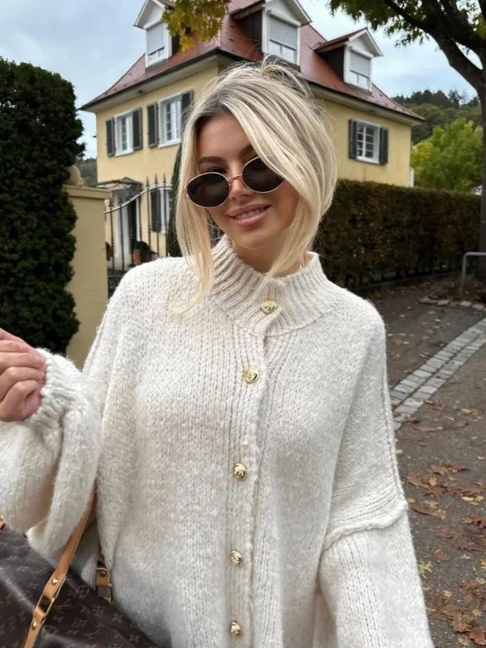 Elora Knit Fleece Sweater