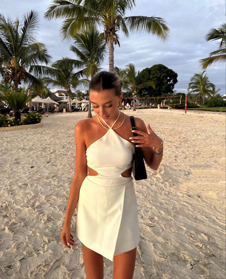 Wrenlee Halter Mini Dress