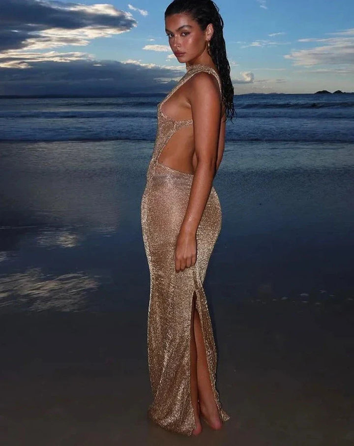 Noemi Backless Maxi Dress