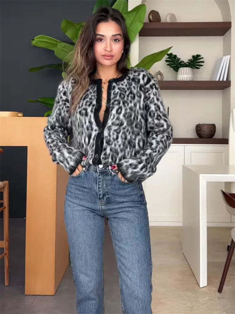 Kate Classic Leopard Cardigan