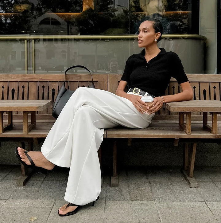 Mariana Casual White Pants