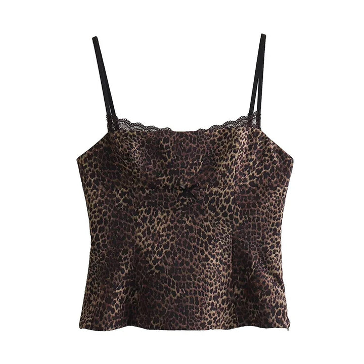 Isabel Leopard Top