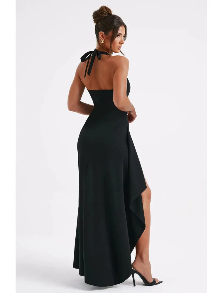 Savanna V-Neck Halter Dress