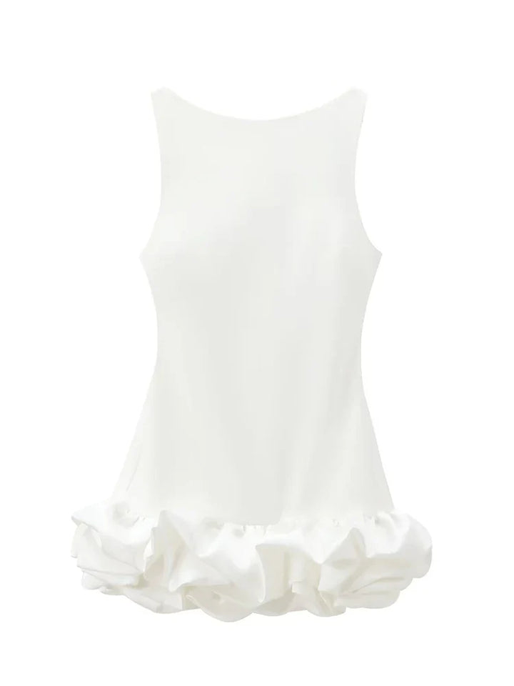 Yara Ruffle Hem Dress