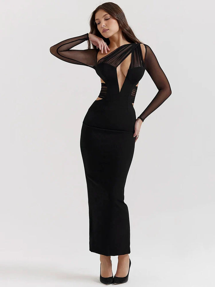 Kaliyah Long-Sleeve Maxi Dress