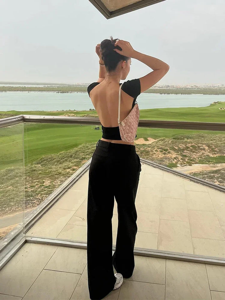 Valeria Open-Back Top