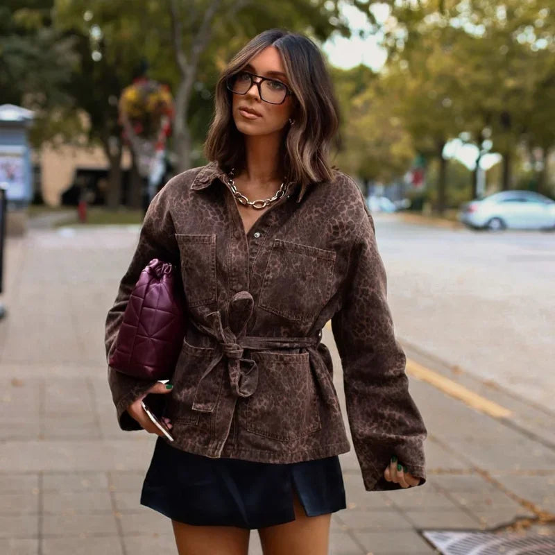 Julia Leopard Jacket