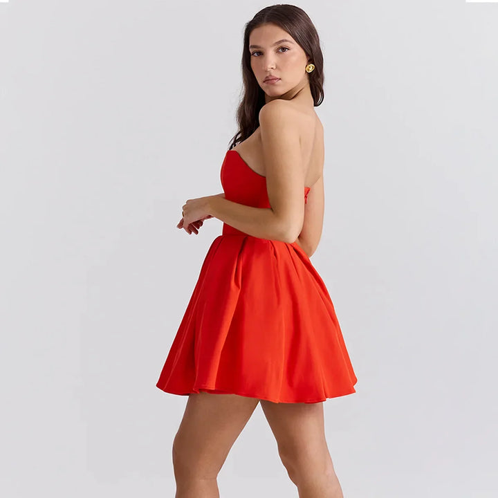 Loretta Strapless Mini Dress