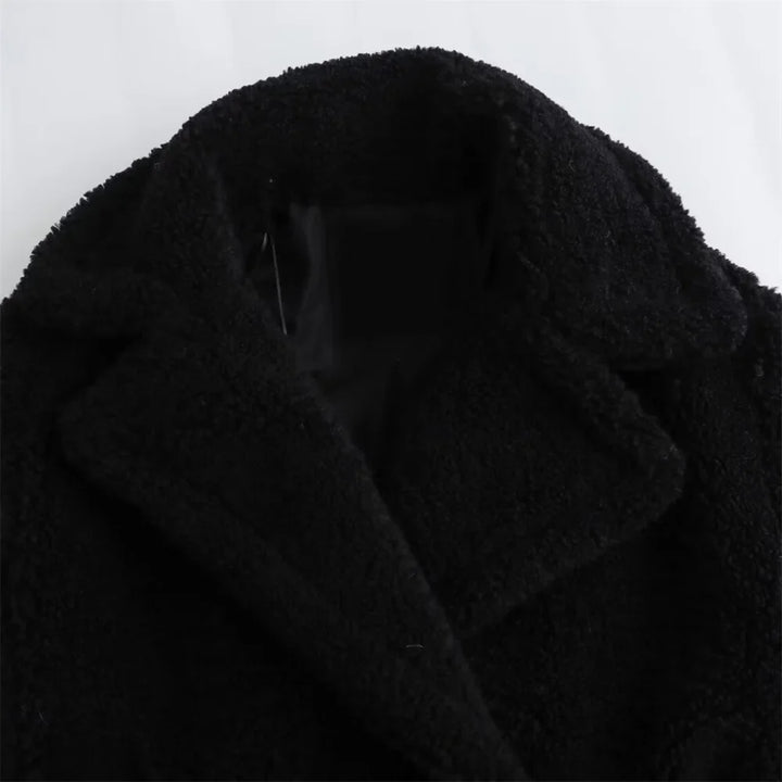 Gia Full-Length Fleece Coat