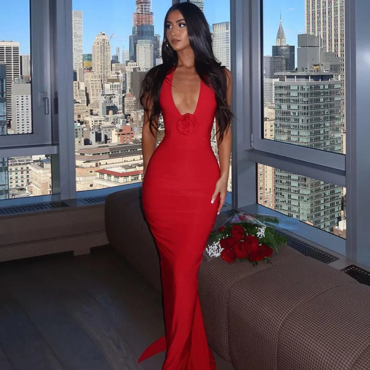 Davina Bodycon Backless Dress