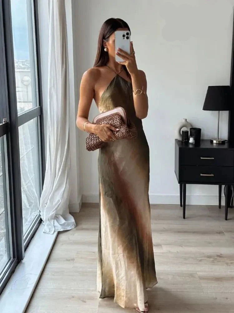 Aviana Spaghetti Strap Maxi Dress