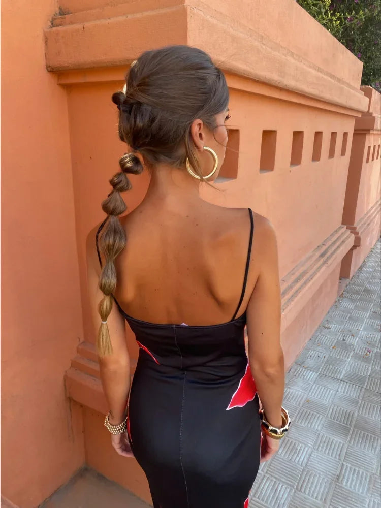 Hanna Spaghetti-Strap Dress