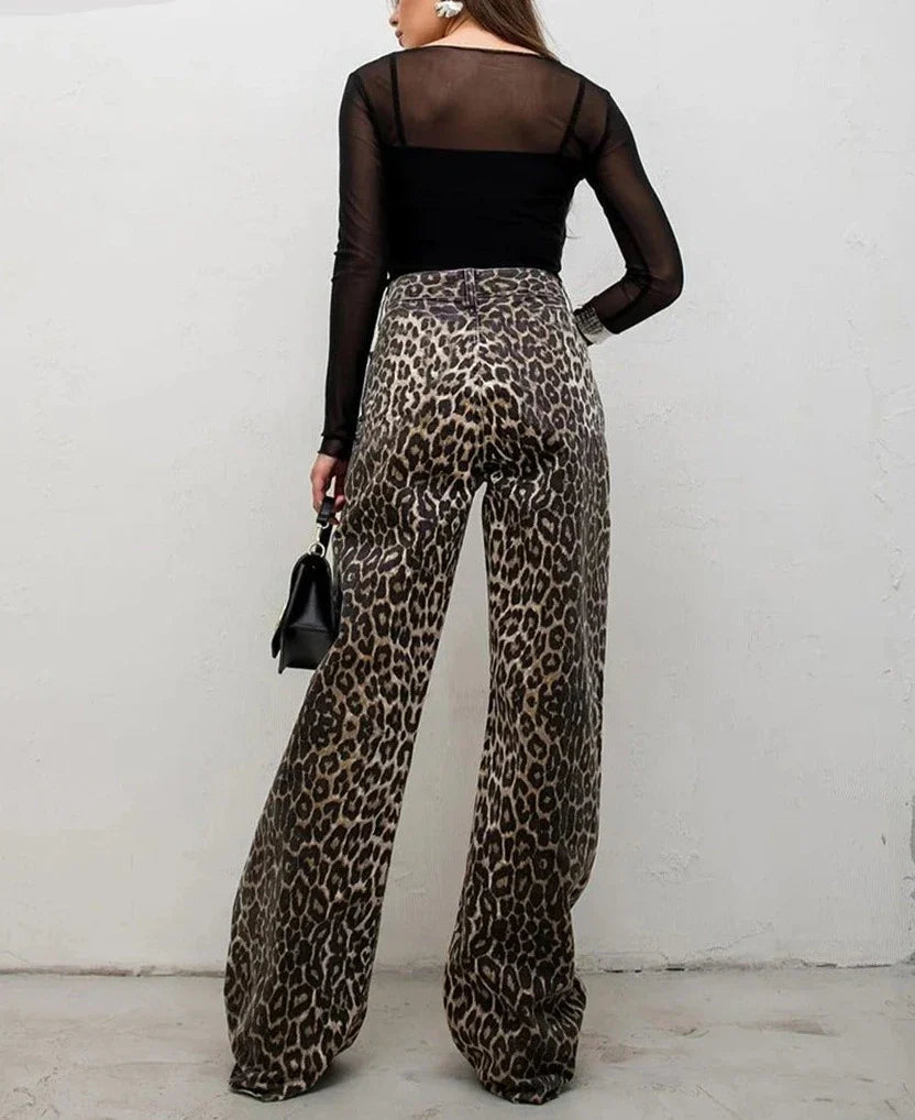 Gracie Comfortable Leopard Pants
