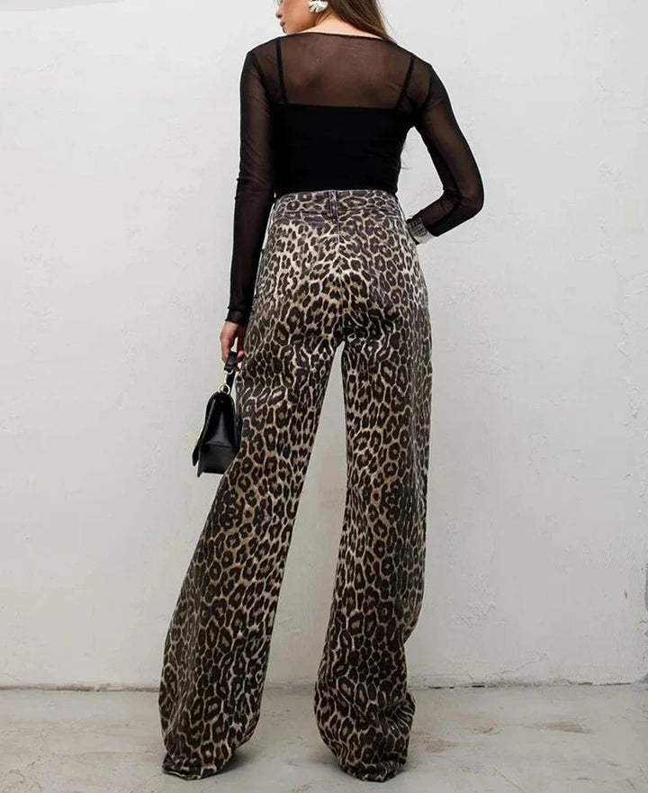 Gracie Comfortable Leopard Pants