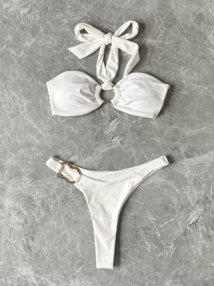 Hannah Halter Bikini Set