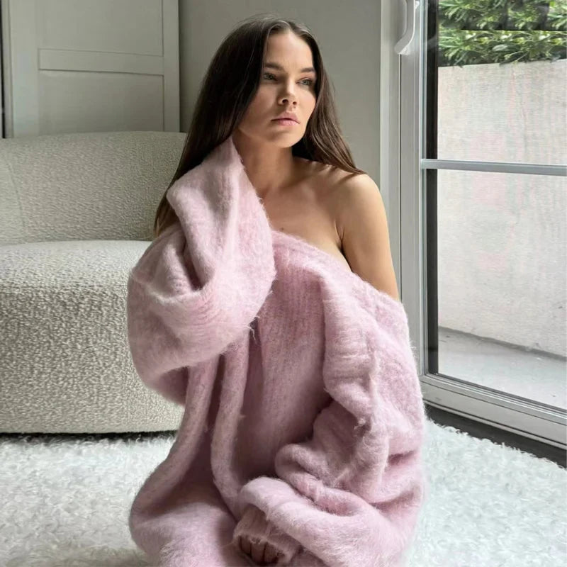 Aura Ruffled Oversized Tee