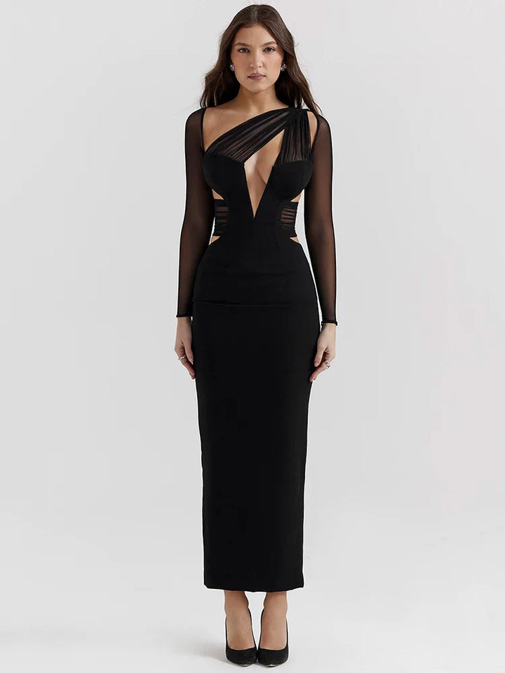 Kaliyah Long-Sleeve Maxi Dress