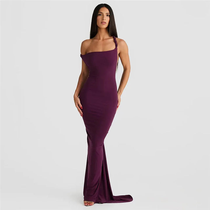 Kyla Classic Off-Shoulder Maxi Dress