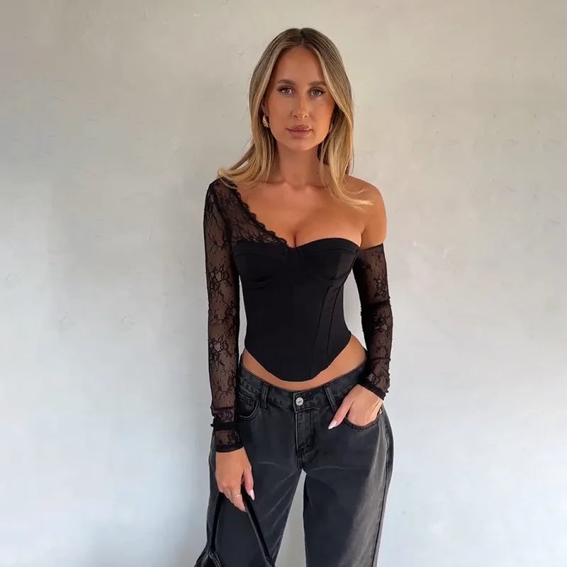 Anastasia Casual One-Shoulder Top