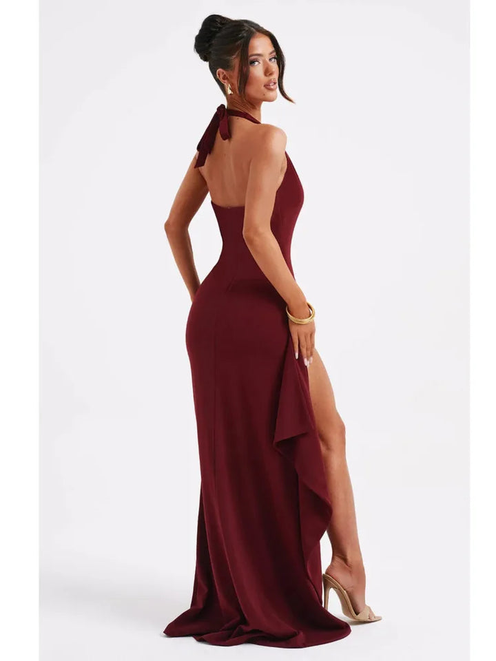 Savanna V-Neck Halter Dress