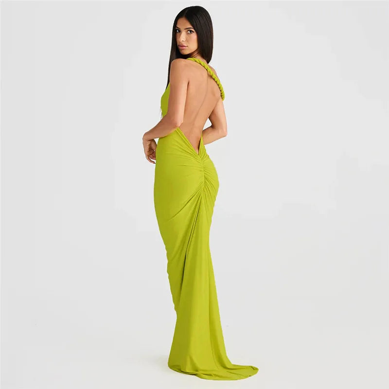 Kyla Classic Off-Shoulder Maxi Dress