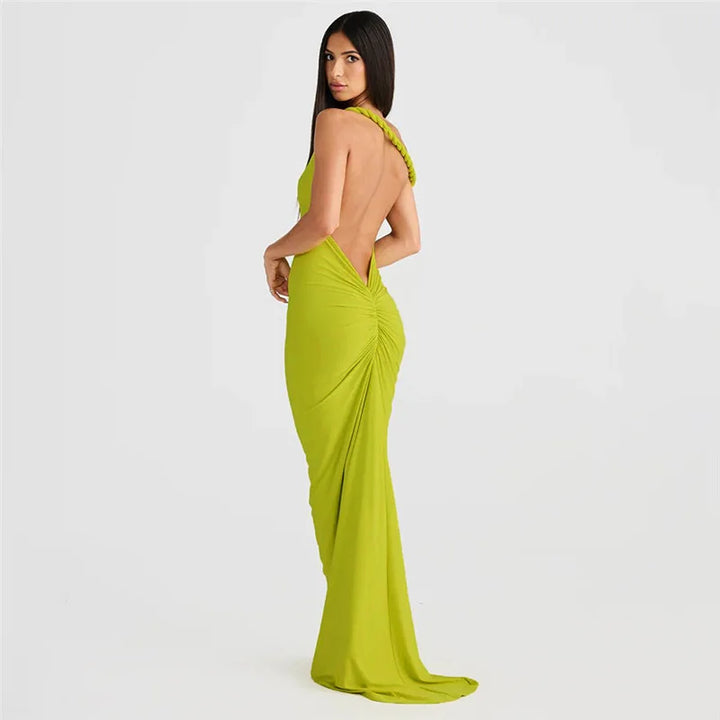 Kyla Classic Off-Shoulder Maxi Dress