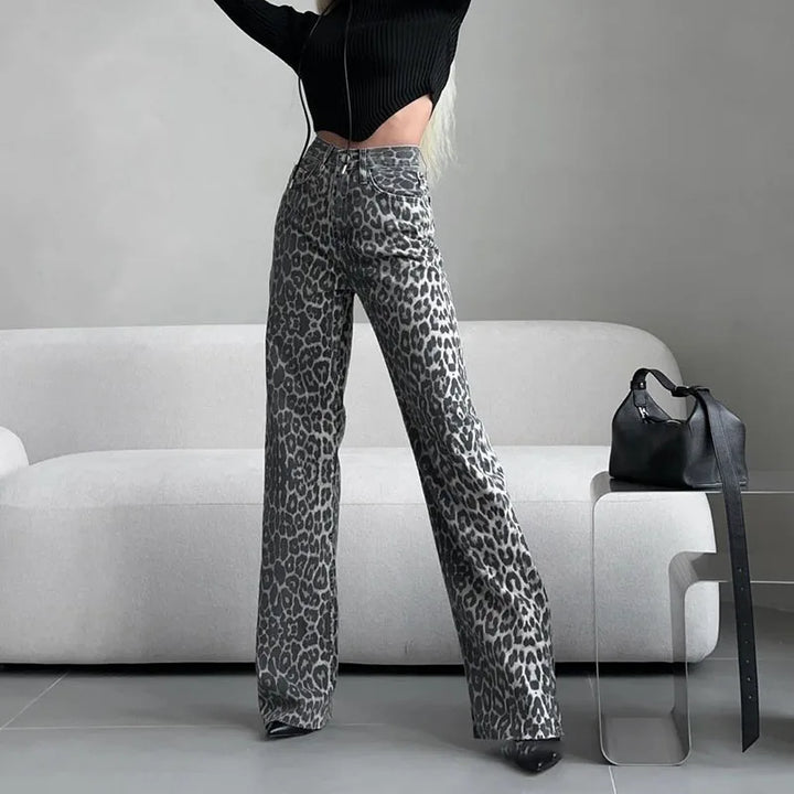 Morgan Leopard Pants