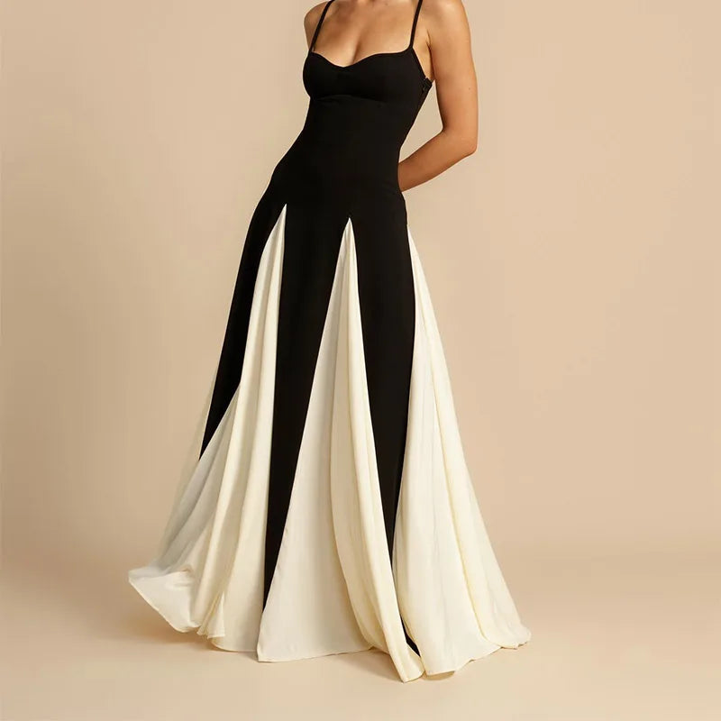 Georgina Spaghetti-Strap Maxi Dress