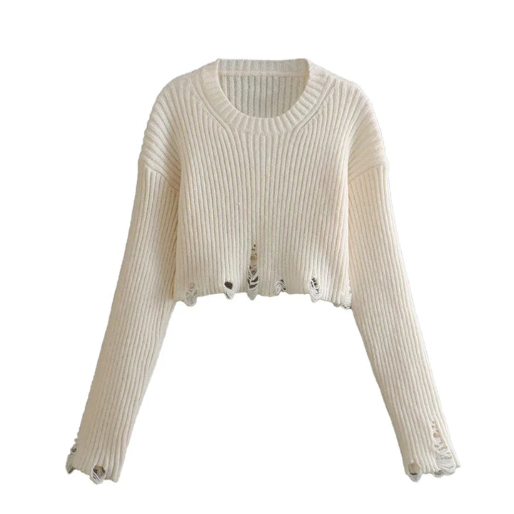 Carmen Knitted Crop Sweater