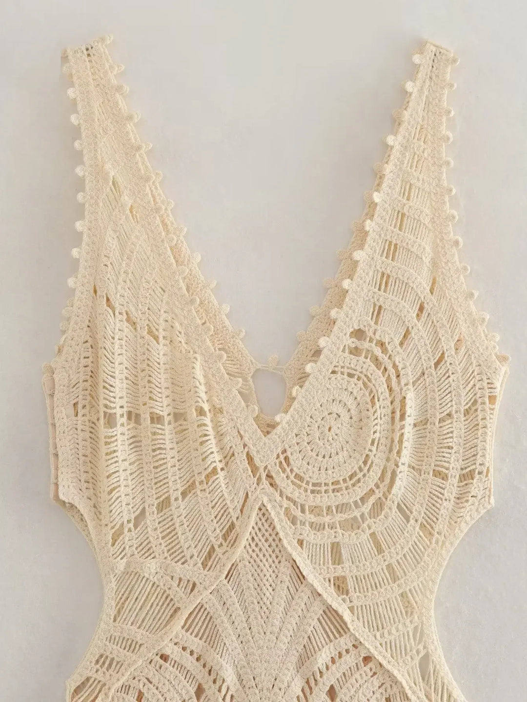 Emmy Cut-Out V-Neck Dress