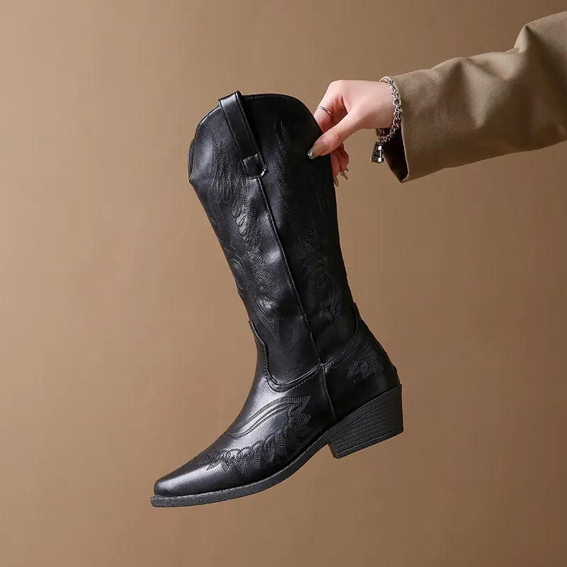 Arabella High Leather Boots