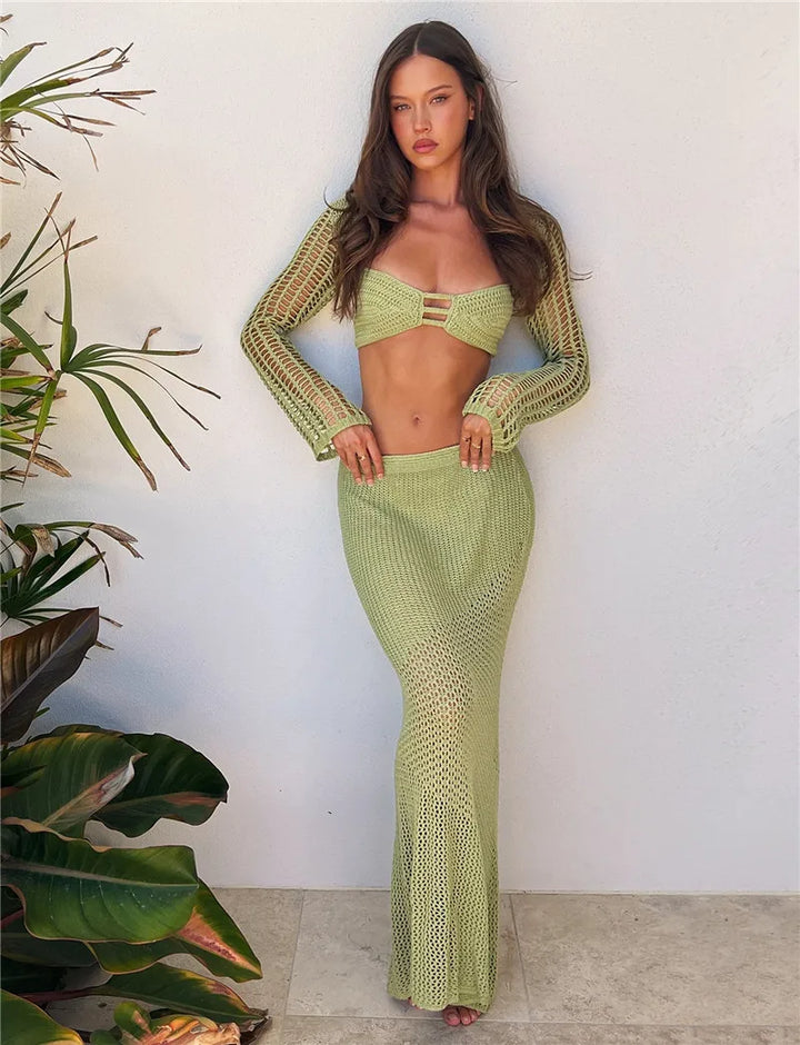 Frances Skirt & Top Beach Set