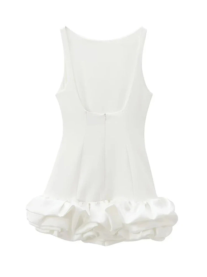 Yara Ruffle Hem Dress