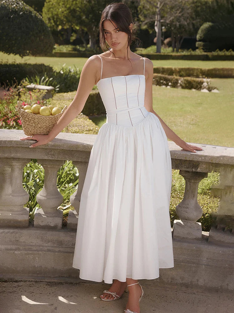 Patricia Spaghetti-Strap Corset Dress