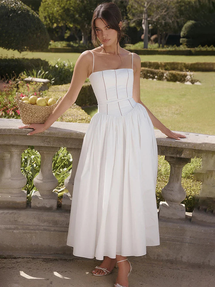 Patricia Spaghetti-Strap Corset Dress