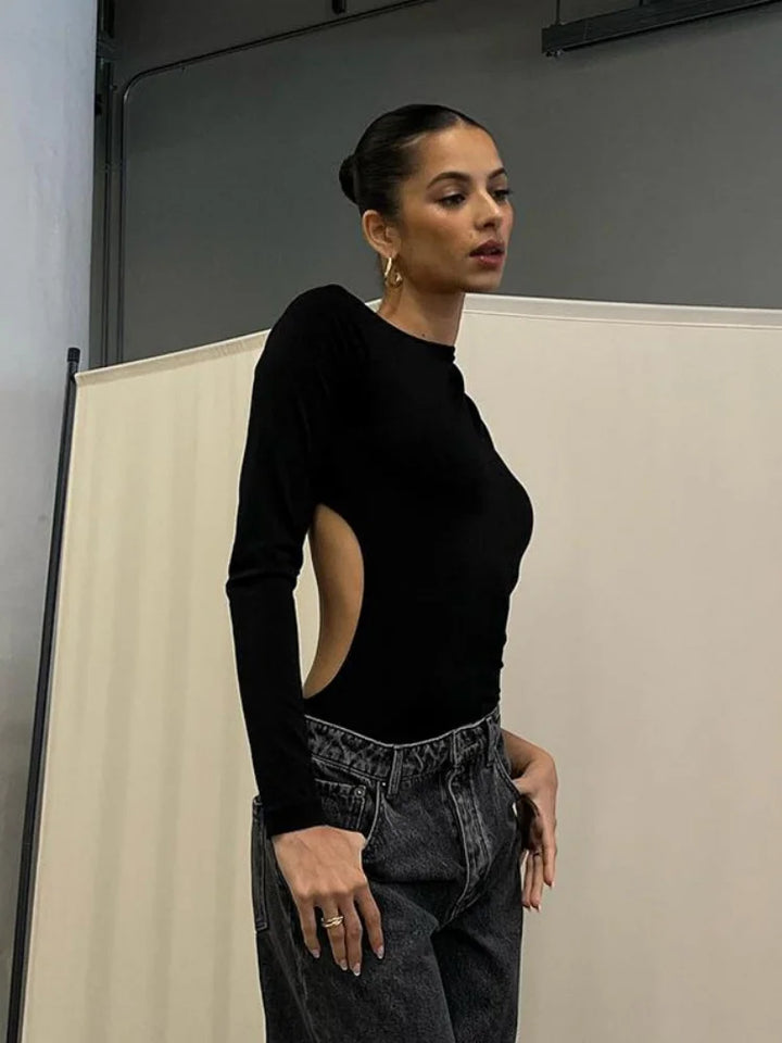 Wren Slanted Slim-Fit Top