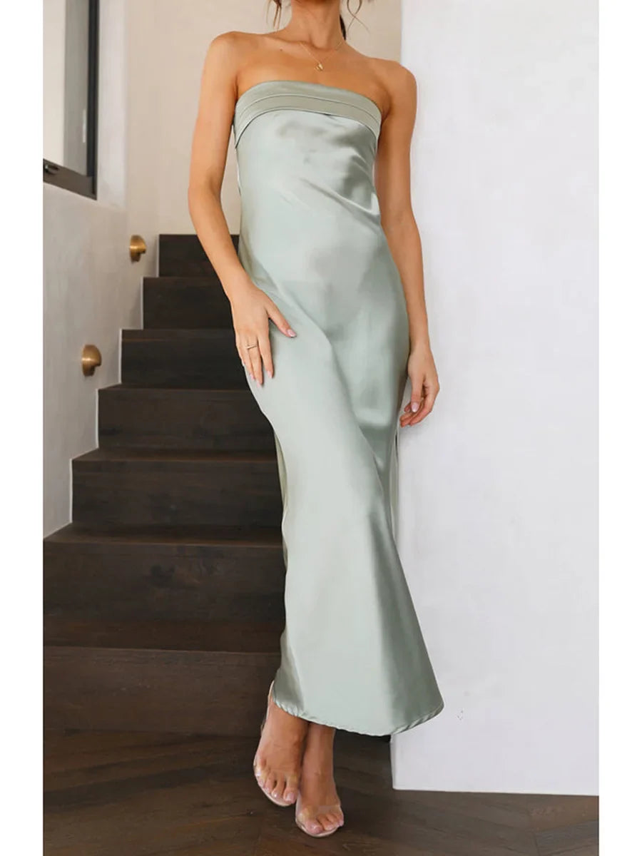 Mina Strapless Maxi Dress