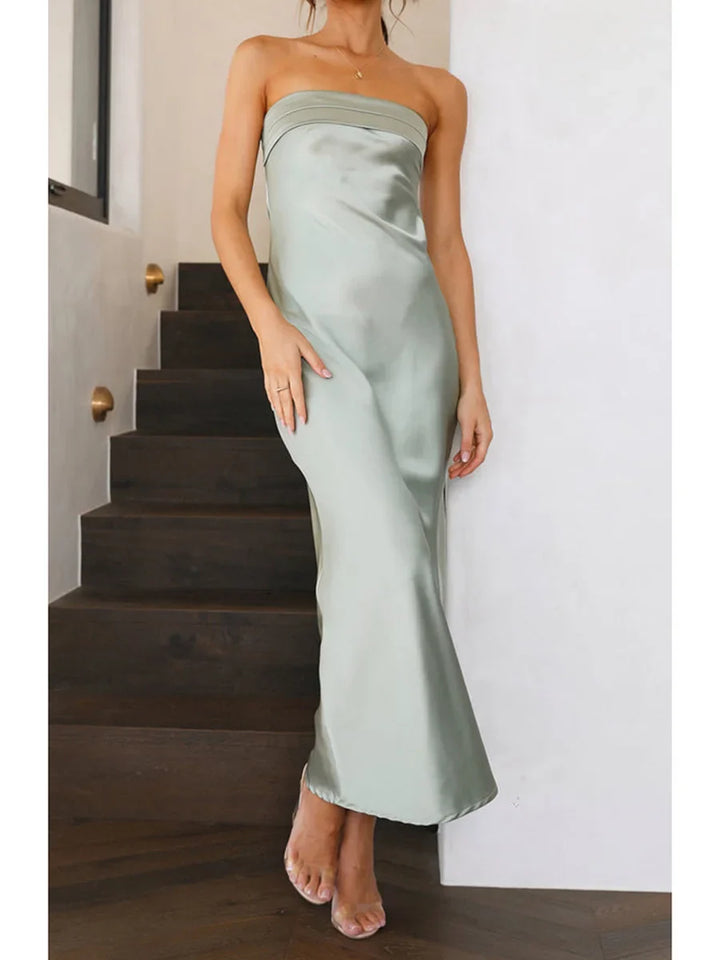 Mina Strapless Maxi Dress