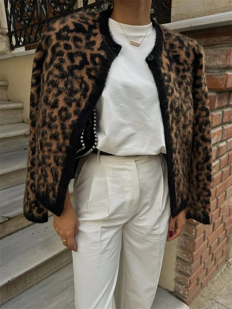 Kate Classic Leopard Cardigan