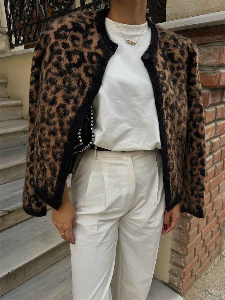 Kate Classic Leopard Cardigan