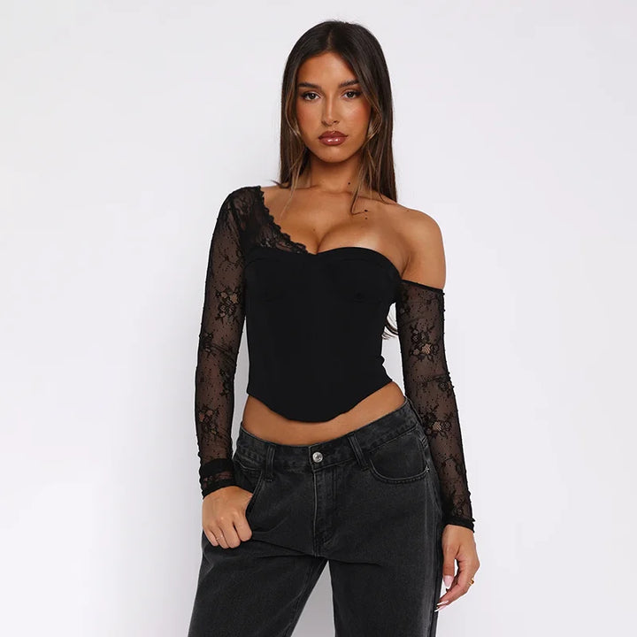 Anastasia Casual One-Shoulder Top
